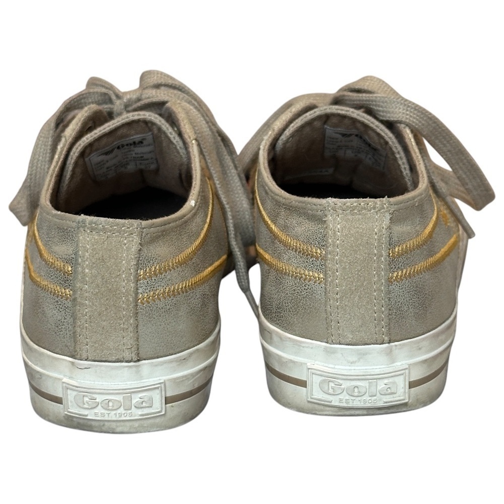 Gola CLA409 Quota II Shimmer Sneakers in Metallic Gold Women’s 6 - Picture 2 of 8